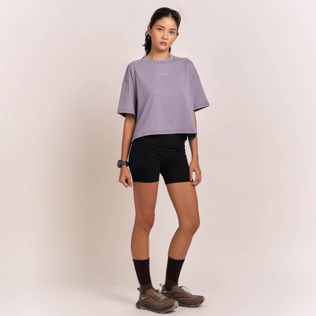 HTH-006 : Women's Boxy Running T-shirt